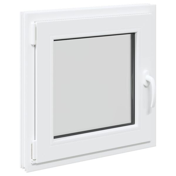 Kellerfenster RISOR Wei&szlig; 50 x 50 cm PVC und Glas