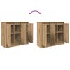 vidaXL Sideboard Artisan-Eiche 85x34x76 cm Holzwerkstoff