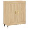 vidaXL Highboard Sonoma-Eiche 69,5x34x180 cm Holzwerkstoff