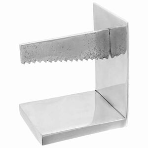 vidaXL Buchst&uuml;tzen 2 pcs Silber 11 x 14 x 17,5 cm Aluminium