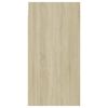 vidaXL TV-Schränke 2 Stk. Sonoma-Eiche 30,5x30x60 cm Holzwerkstoff