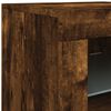 vidaXL Sideboard mit LED-Leuchten R&auml;uchereiche 123x37x67 cm