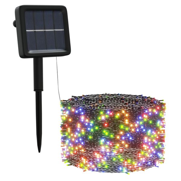 vidaXL Solar-Lichterketten 5 Stk. 5x200 LED Mehrfarbig Innen Au&szlig;en