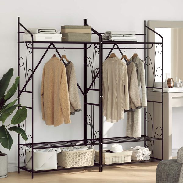 vidaXL Offener Kleiderschrank Uni 2 pcs 78 x 36 x 158 cm