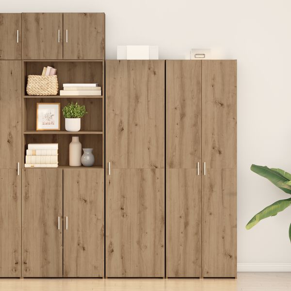 vidaXL Highboard 2 pcs Artisan-Eiche 50 x 42,5 x 185 cm