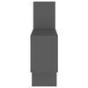 vidaXL Wandregal in Autoform Grau 82x15x51 cm Holzwerkstoff