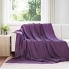 vidaXL Wohndecken 24 pcs Lila 240 x 220 cm Fleece