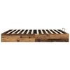 vidaXL Ottoman Bettgestell Altholz 203 x 180 x 25 cm Holzwerkstoff
