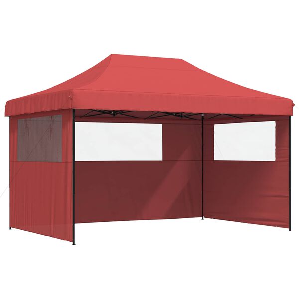 vidaXL Party-Zelt Bordeauxrot 292 x 440 x 315 cm Oxford-Stoff