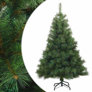 vidaXL K&uuml;nstlicher klappbarer Weihnachtsbaum Gr&uuml;n 120 cm PVC