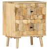 vidaXL Nachttisch 40x30x50 cm Massivholz Mango