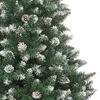 vidaXL Künstlicher Weihnachtsbaum mit 300 LEDs Grün 140 x 140 x 210 cm