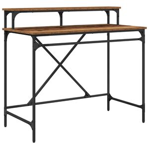 vidaXL Schreibtisch Altholz 100 x 50 x 90 cm Holzwerkstoff