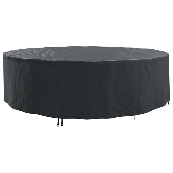 vidaXL Gartenmöbelabdeckung Schwarz 320 x 320 x 71 cm 210D-Gewebe