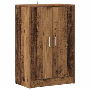 vidaXL Schuhschrank Altholz-Optik 60x35x92 cm Holzwerkstoff