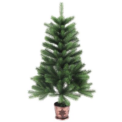 vidaXL Künstlicher Weihnachtsbaum mit Beleuchtung 65 cm Grün