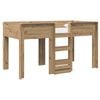 vidaXL Etagenbett f&uuml;r Kinder Artisan-Eiche 90 x 190 cm Holzwerkstoff