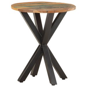 vidaXL Beistelltisch 48x48x56 cm Altholz Massiv