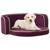 vidaXL Hundesofa Klappbar Burgunderrot 73x67x26 cm Pl&uuml;sch Waschbar