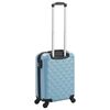 vidaXL Hartschalen-Trolley Blau ABS