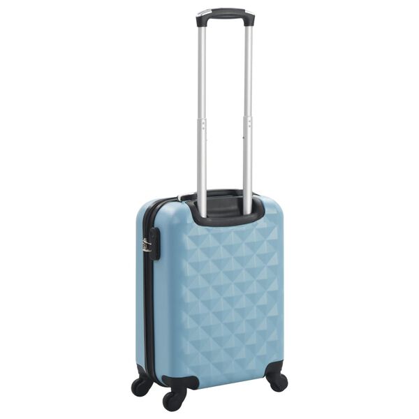 vidaXL Hartschalen-Trolley Blau ABS
