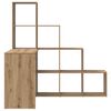 vidaXL Eck-Schreibtisch Artisan-Eiche 101,5 x 149,5 x 149,5 cm