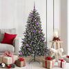vidaXL K&uuml;nstlicher Weihnachtsbaum Gr&uuml;n 150 cm PVC, Plastik und Stahl