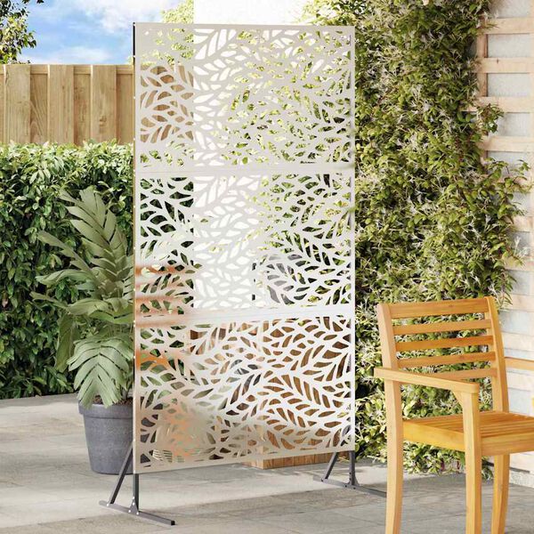 vidaXL Sichtschutz Grau 100 x 50 x 180 cm Stahl