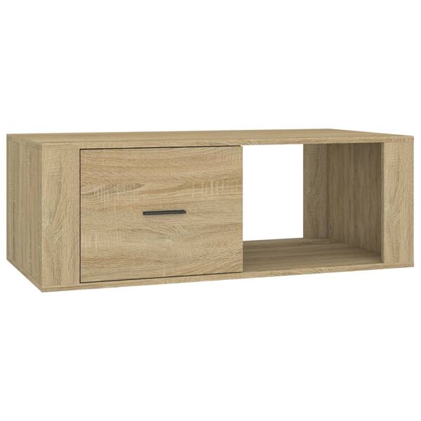 vidaXL Couchtisch Sonoma-Eiche 100x50,5x35 cm Holzwerkstoff