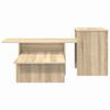 vidaXL Konsolentisch Sonoma-Eiche 91,5 x 35 x 38,5 cm Holzwerkstoff