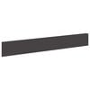 vidaXL Raseneinfassung 10 Stk. 100 x 15 cm Stahl Schwarz