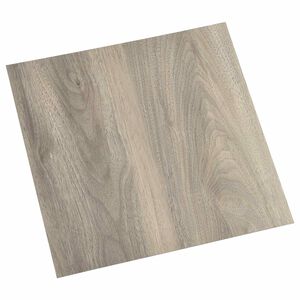 vidaXL Selbstklebende Bodenplanken Schwarz und Holz 30,5 x 30,5 cm