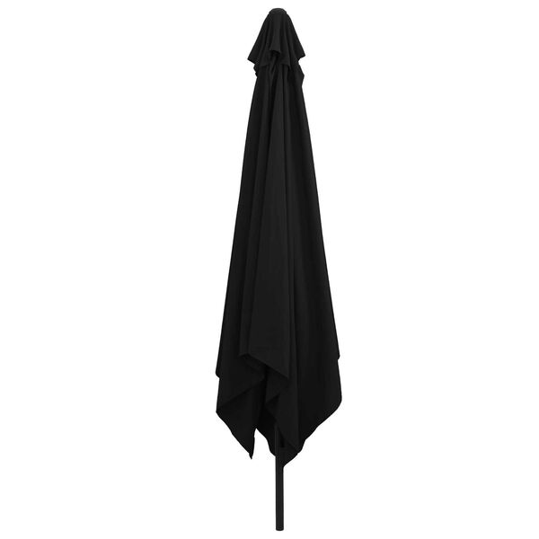 vidaXL Gartenparasol Schwarz 295 x 295 x 245 cm Polyester und Stahl