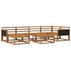 vidaXL Outdoor-Sofagarnitur 7 pcs Natur Massivholz Akazie