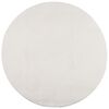 vidaXL Teppich IZA Kurzflor Skandinavischer Look Creme &Oslash; 120 cm