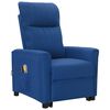 vidaXL Massagesessel mit Aufstehhilfe Blau Stoff