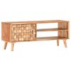 vidaXL TV-Schrank 100x30x40 cm Massivholz Akazie