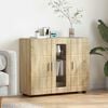 vidaXL Sideboard mit Tür Sonoma-Eiche 55,5 x 29 x 100 cm Holzwerkstoff
