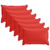 vidaXL Kissenbezug 6 stk. HOUTEN Rot 50 x 80 cm Polyester