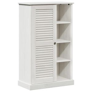 vidaXL Badezimmerschrank VIGO Wei&szlig; und Antikwei&szlig; 68 x 34 x 110 cm