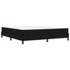 vidaXL Boxspringbett mit Matratze Schwarz 180 x 200 cm Stoff