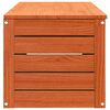 vidaXL Aufbewahrungsbox mit Speicher Wachsbraun 89 x 36,5 x 33 cm