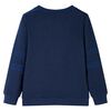 Kinder-Sweatshirt Marineblau Melange 128