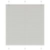 vidaXL Plissee Hellgrau 115x150 cm Stoffbreite 114,4 cm Polyester