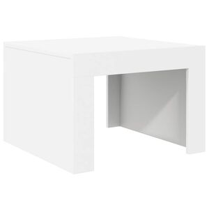 vidaXL Couchtisch Wei&szlig; 50x50x35 cm Holzwerkstoff