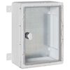 vidaXL Steuerungsschrank Grau 32 x 13 x 33 cm ABS Kunststoff