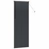 vidaXL Balkenjalousien Schwarz 220 x 75 cm Aluminium