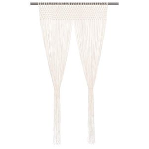 vidaXL Makramee Vorhang 140&times;240 cm Baumwolle