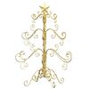 vidaXL Metall Weihnachtsbaum Gold 61 cm Pulverbeschichteter Stahl