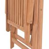 vidaXL Verstellbare Gartenst&uuml;hle 6 Stk. Massivholz Teak